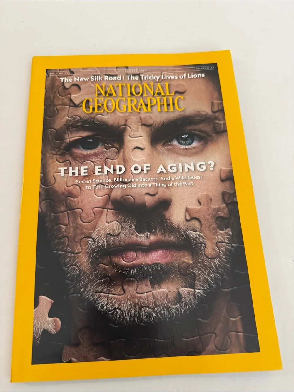 National Geographic Magazine Sept 2026 the end of aging